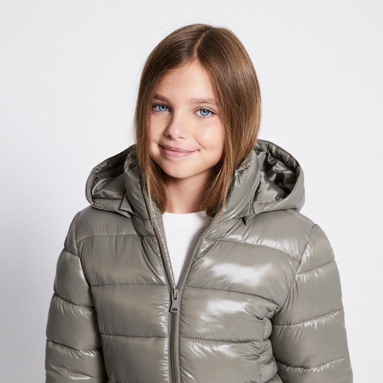 Short puffer jacket "Nikki star" Green